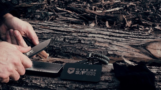 Firesteel XL Ours Furtif - Pierre à Feu Survie Barre Magnésium Tendre