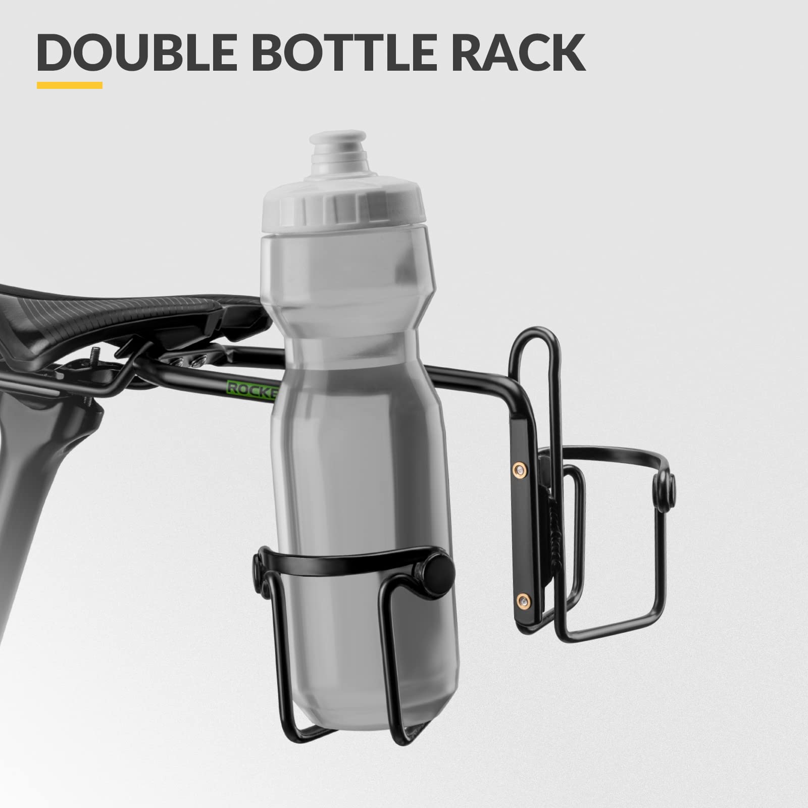ROCKBROS Fahrrad Satteltasche Stabilisator Stütze,Flaschenhalter Fahrrad Sattelstütze Zurück für Satteltasche Anti Schütteln