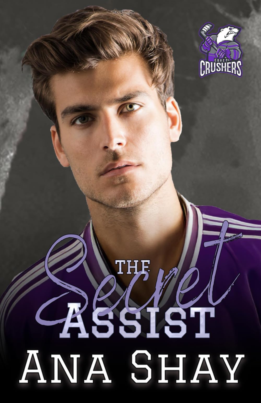 The Secret Assist - Alternative Cover: A Forced Proximity College Hockey Romance