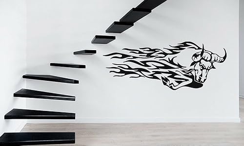 Bull Ox Toro Emblema Urban Art Decor vinilo de pared Arte Animales Z350