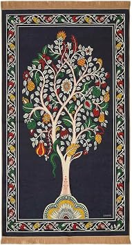 Anthracite Velvet Carpet Prayer Rug