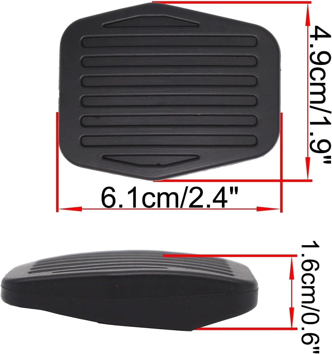 Pedal Pad for Focus 3 Mk3 Mk2 2005-2019 Estate Hatchback Car Brake Clutch Foot Pedal Pad Cover Pedal Cover