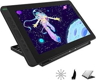 HUION Kamvas 13 Tablette Graphique avec Ăcran - Moniteur de Dessin Graphique avec Ăcran EntiĂšrement PlastifiĂ©, Nouveau Stylo PW517, Prise en Charge d'un Appareil Android, Violet