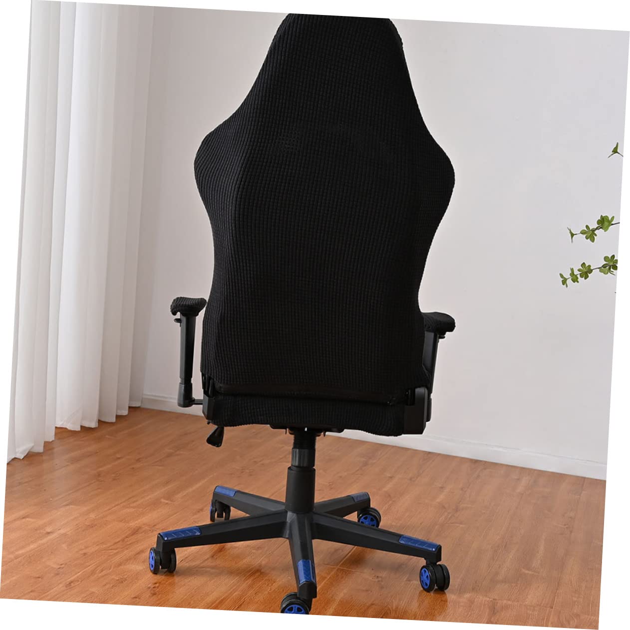 Housse de Protection pour Chaise Gaming, Lot 1, Polaire Noire
