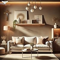 Vista 5 de Cruz de madera de olivo de Belén con un certificado y una tarjeta con una Oración al Señor