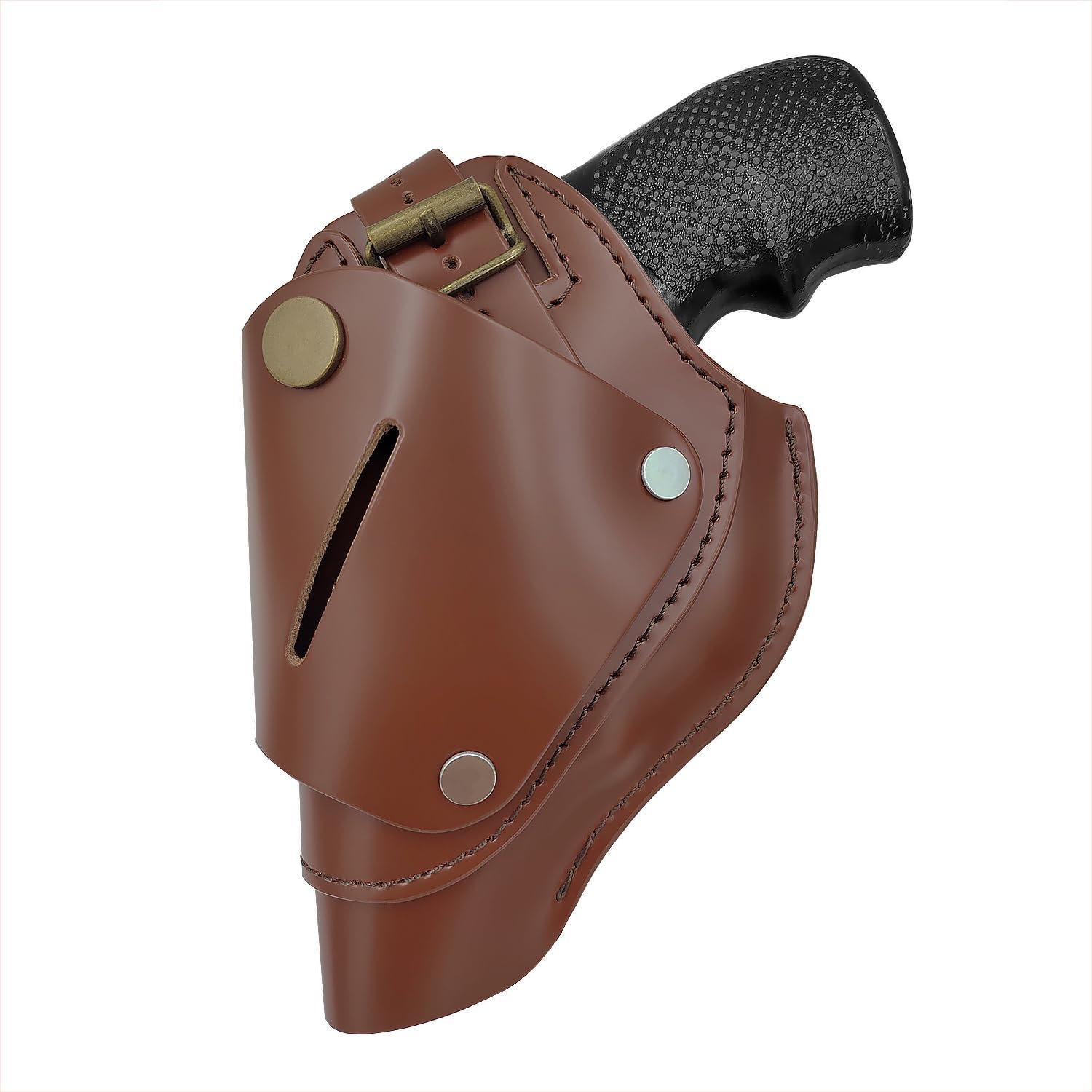 OWB Cross Draw Driving Holster for 38 Revolvers 2" Barrel - Fits Taurus 856 605 - Ruger SP101, LCR - S&W Bodyguard S&W 442 642 - J Frame, 38 Special Holsters