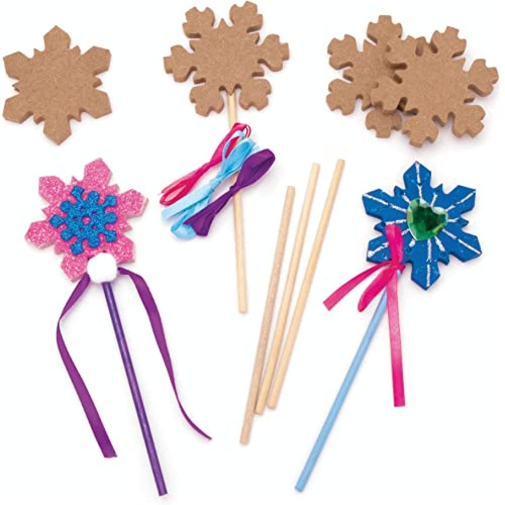 Baker Ross Winterblatt Aufkleber Set – 144 Schaumstoff-Aufkleber Für Weihnachtsbasteln