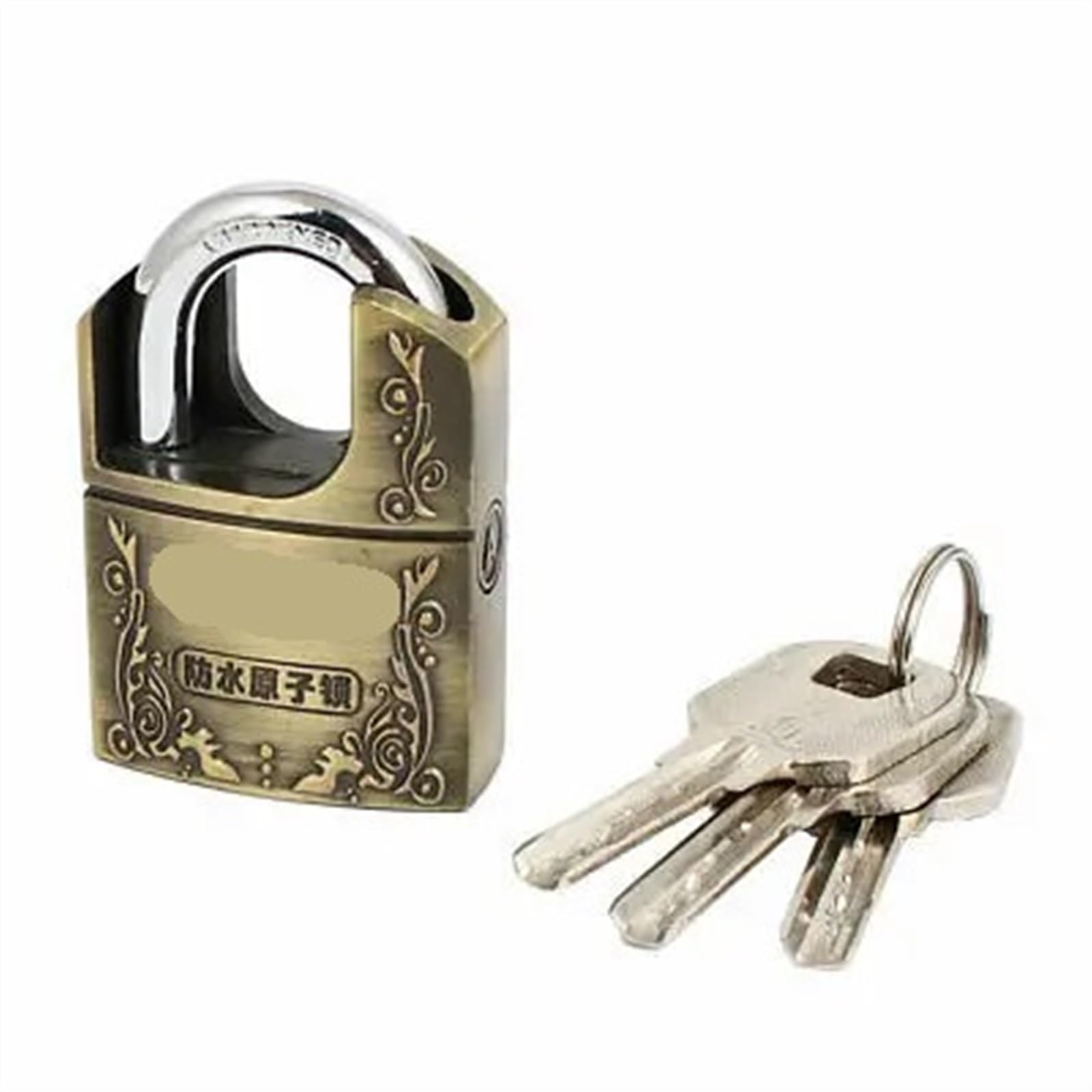 Cadenas de sécurité 40mm à anse fermée avec 3 clés pour garage