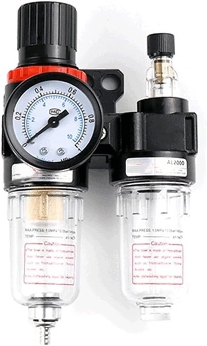 AFC2000 Oil Water Separator Regulator Trap Filter Airbrush Air Compressor Pressure Regulator Reducing Valve AFR2000+AL2000 G1/4