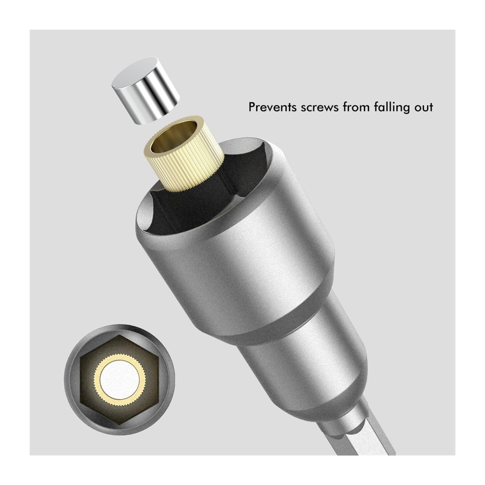10Pcs 6-19mm Power Nut Driver Set For Impact Drill Socket Wrench Setters 1/4inch Hex Shank