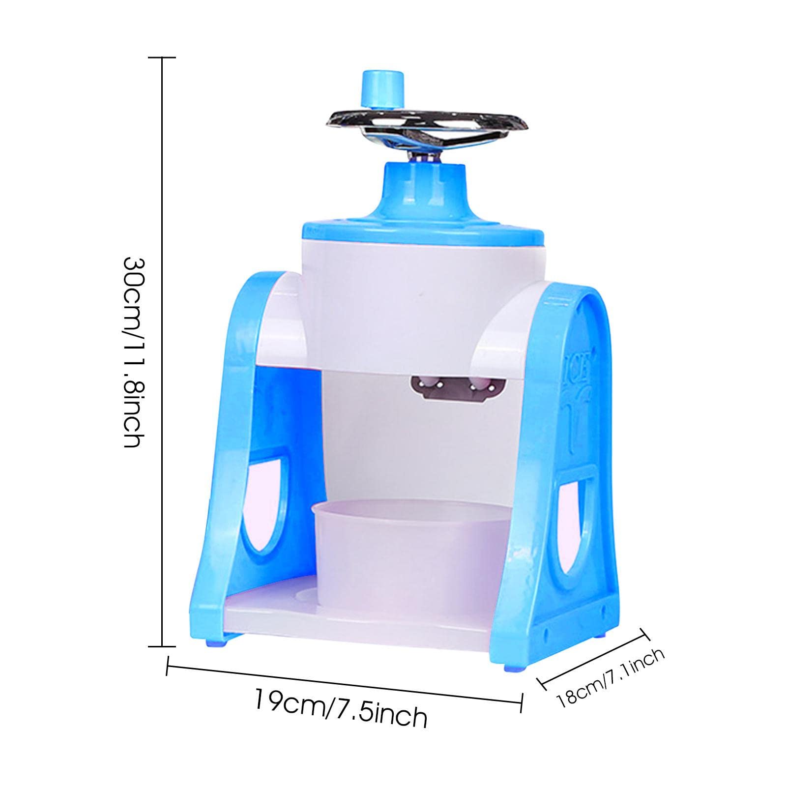 trituradora Hielo | Máquina Afeitar trituradora Hielo con manivela para Hacer Bebidas,Helado, Snowcone, Kakigori, Bingsu, Coctelería, Slushie Maker para el hogar para niños