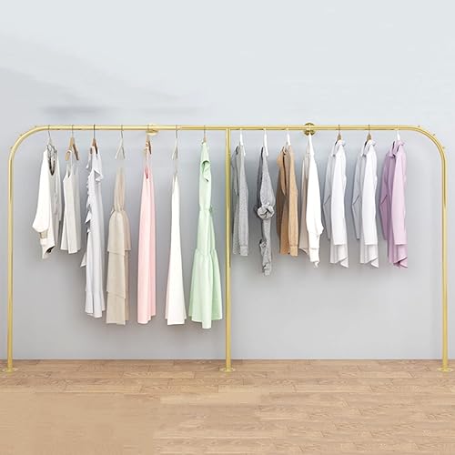 Estante de ropa creativa Estante de la tienda de ropa, Soporte de exhibición de ropa de metal comercial Carril de ropa, Barra de ropa al por menor