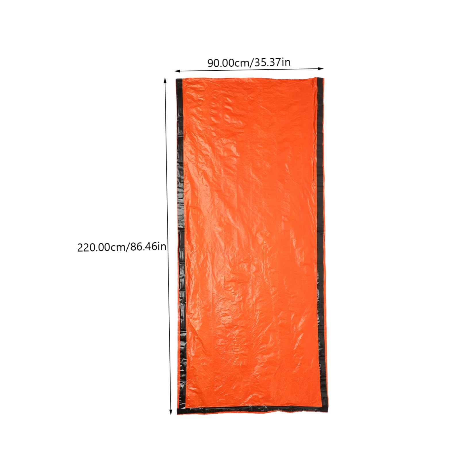 FOYTOKI Survival Bag Compact Pe Aluminum Film Sleep Bag Liner for Adults Emergency Outdoor Adventures