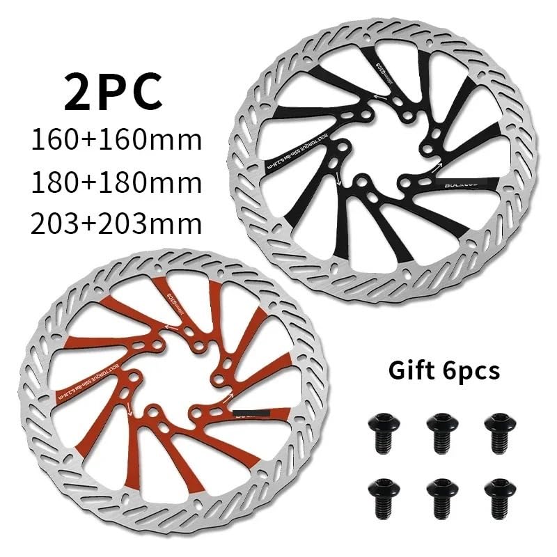 Części motocyklowe Tarcze hamulcowe do rowerów górskich ze stali nierdzewnej Tarcza hamulcowa wirnik do rowerów hydraulicznych 160MM 180MM 203MM klocki części rowerowe