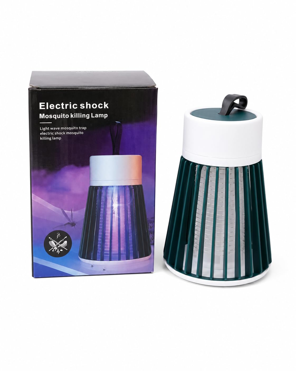 Mosquito Killer Lamp Electric Shock Mosquito Killing Lamp with UV Light Trap, Chemical-Free Protection, Silent & Efficient, USB Powered, Indoor Night Use, Hanging Loop-image-13
