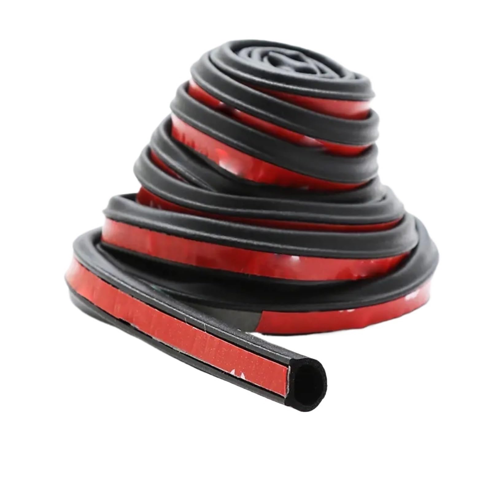 Edxncvvm Big D 3M Car Door Seal Strip 3/6M Auto Rubber Sealant D Type Insulation Anti-Dust Soundproofing Car Window Weather Strip Rubber Seals(Big D 3M)