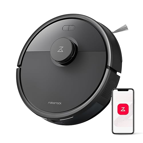 roborock Q7 L5 Robot Vacuum and Mop Combo, 8,000Pa Suction, Upgraded from Q5 Pro, Dual Anti-Tangle System, LiDAR Navigation, Multi-Level Mapping, Self-Charging Robotic Vacuum Cleaner, Black - Q7 L5 (Black)
