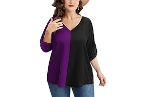 Women's Summer Tops with V Neck: Flowy and Elegant