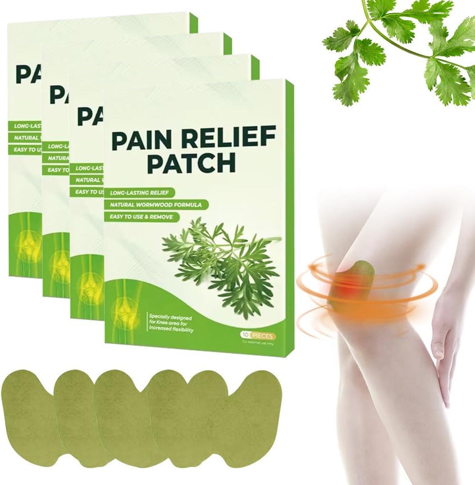 Gobesty 40 Pcs Knee Pain Relief Patches, Knee Pain Relief Patches UK