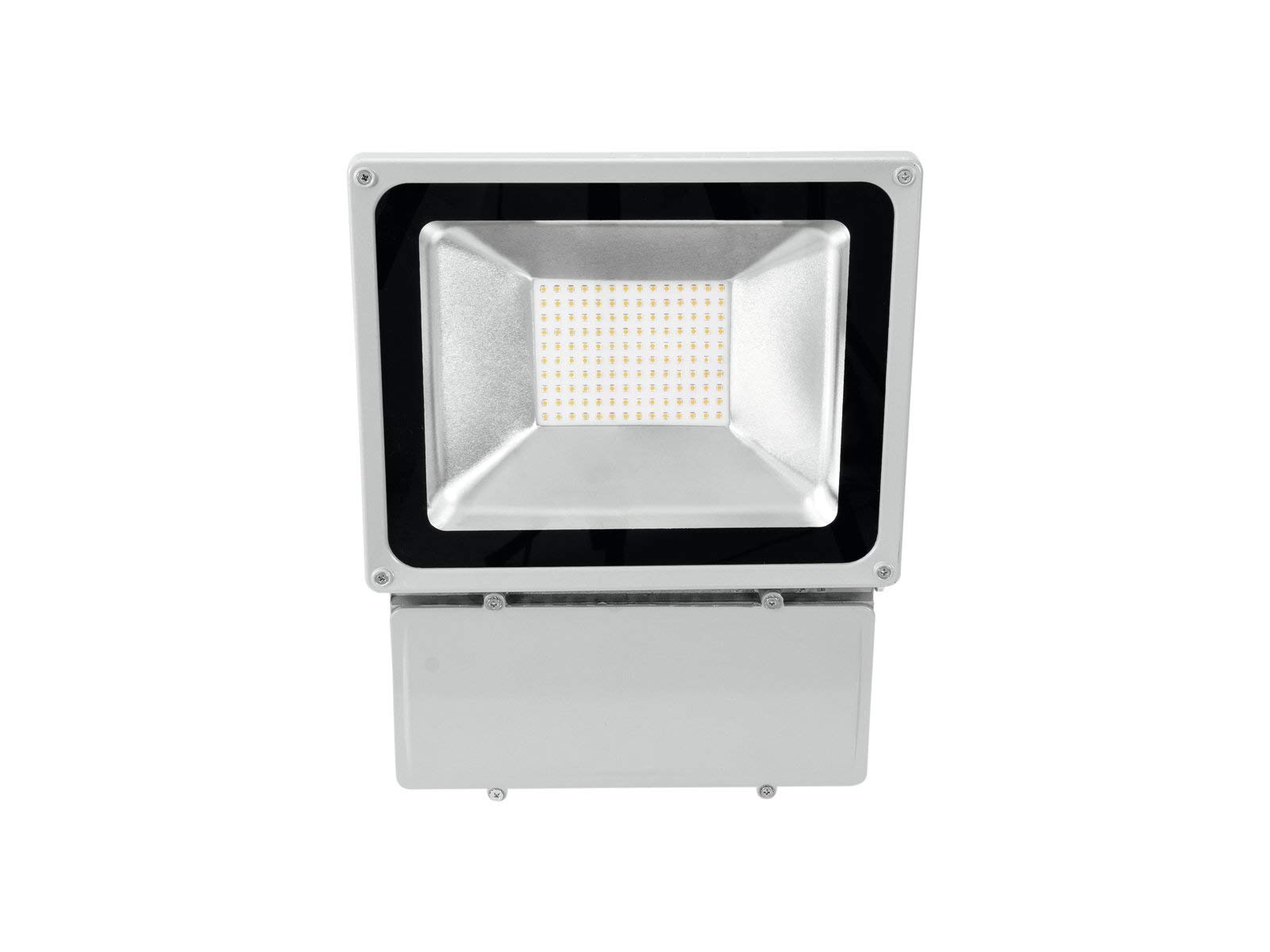 EUROLITE LED IP FL-100 6400 K | płaski reflektor zewnętrzny (IP54) z 140 diodami SMD LED (zimna biel)