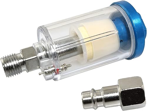 Miniatura 4 de RLECS Separador de aceite de agua, filtro de aire, trampa de humedad con conector de estilo europeo para compresor, pistola de pintura en aerosol,
