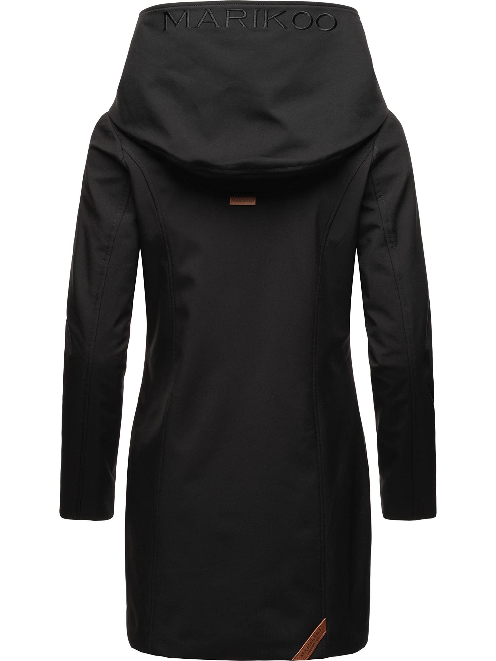 MARIKOO Mayleen - Giacca da donna in softshell, impermeabile, traspirante, con cappuccio, taglie XS-3XL