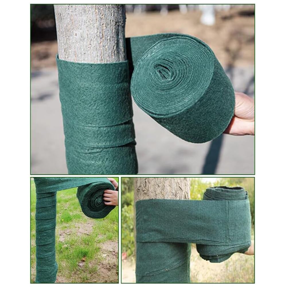 Fascia Protettiva Per Alberi 12 Cm X 20 M – Benda Antigelo Invernale, TNT Traspirante E Riutilizzabile, Protezione Per Tronchi E Piante