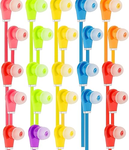 Miniatura 10 de Paquete de 12 auriculares con cable para niños teléfono aula escuela enchufe micrófono conjunto audifonos auriculares computadora pequeño micrófono
