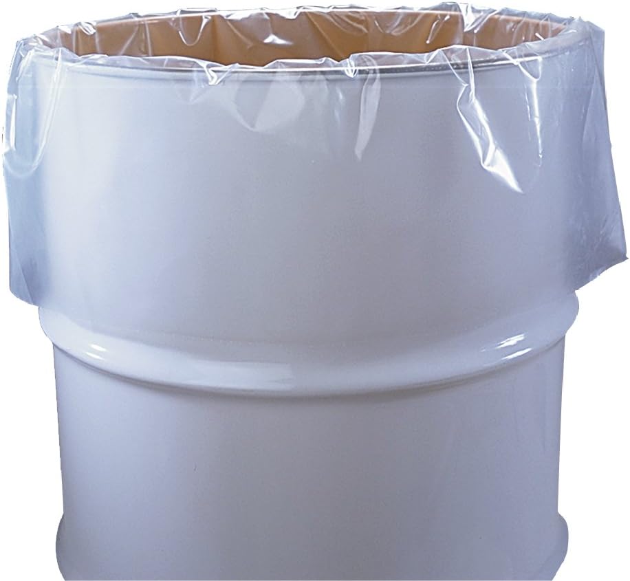 InterplasDL63865 55 Gallon 6 Mil Drum Liners, Width 38", Length 65" (Case of 100)