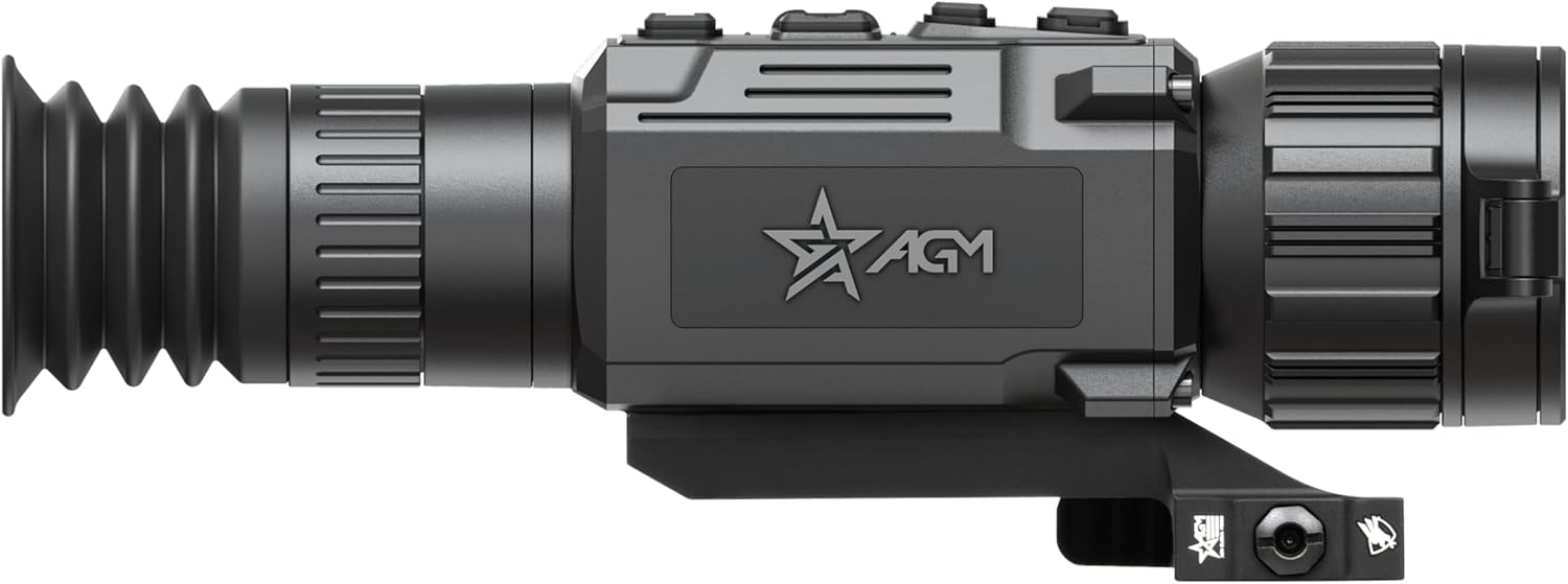 AGM Global Vision Rattler V3 Precision Thermal Scope | Sub-15mK Sensitivity, Built-in LRF (excludes 25-384 Model), WiFi, Video Recording & Rugged Weatherproof Design
