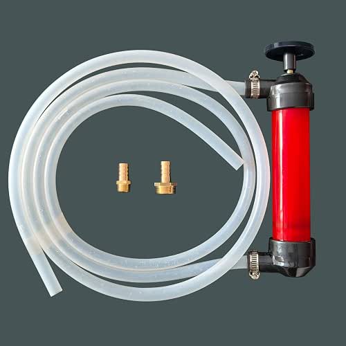 Hand Fuel Pump, Manual Liquid Siphon Pump, Multi-Use Fluid Transfer,
