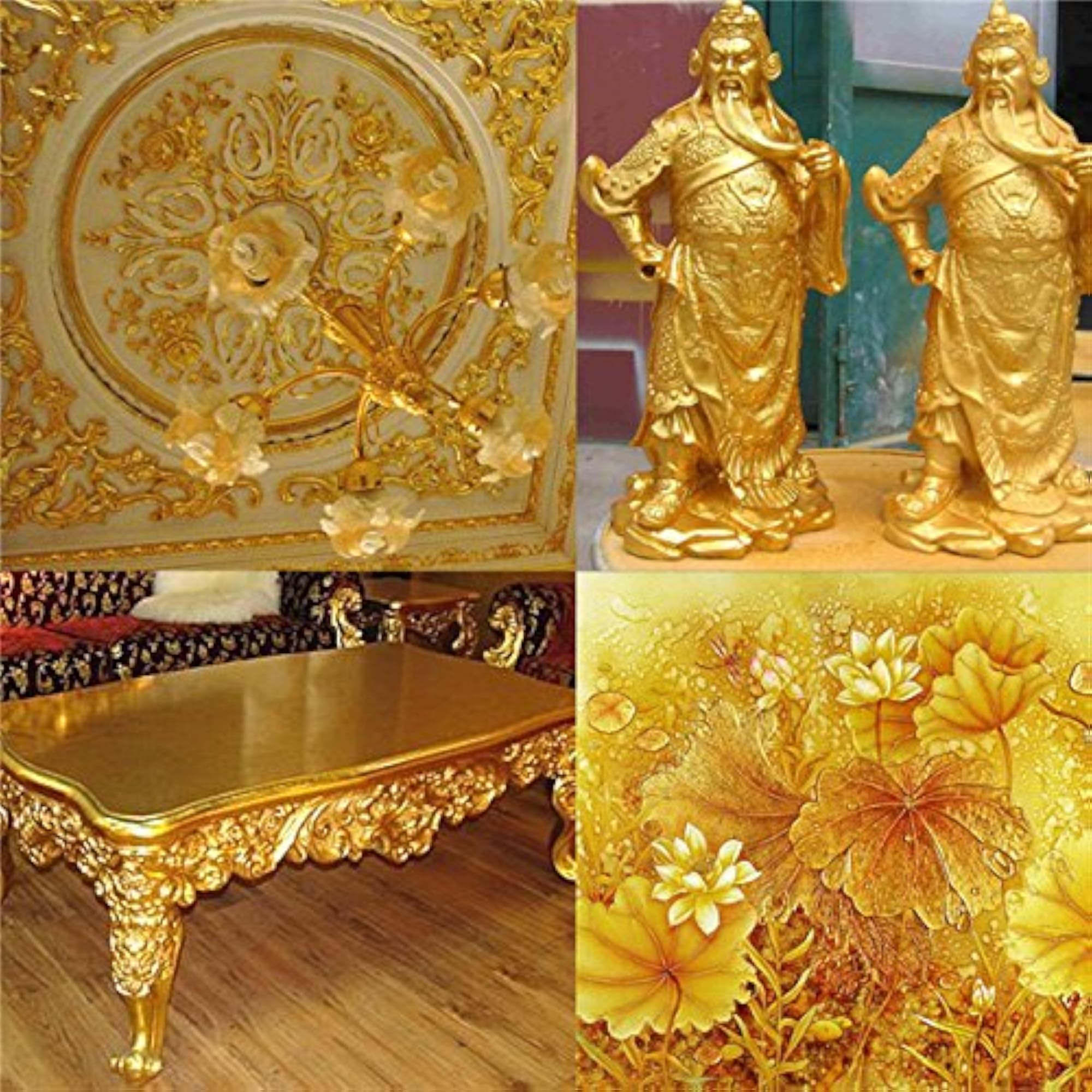 UGLS Leaf 100 Metallic Foil Sheets for Gilding