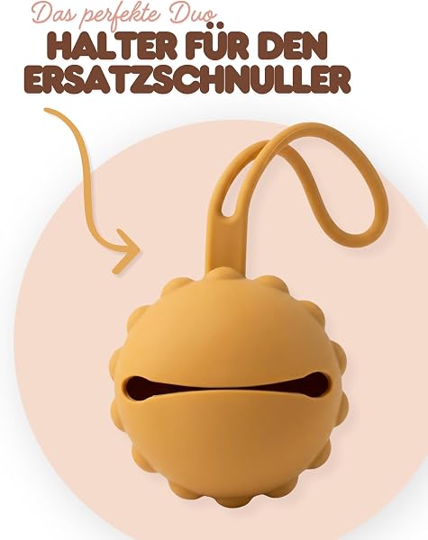 Schnullerkettenwelt Schnullerkette mit Namen - personalisiert aus Silikon und Holz für Baby Mädchen & Jungen mit Wunschname (Rosa) - 5
