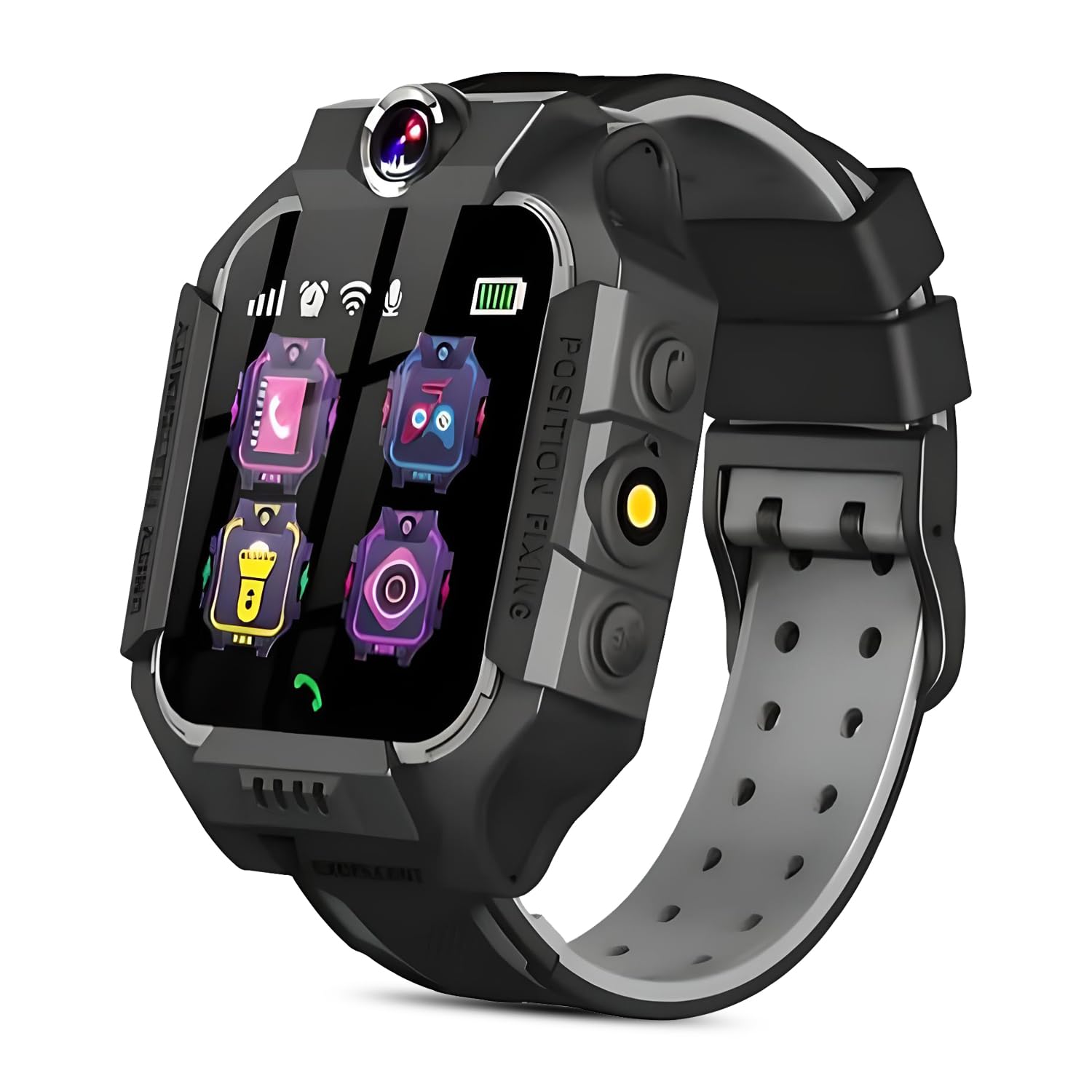 GameSir Kids Smartwatch for Boys & Girls, Men & Women, Sim Card Support, Location Tracker/GPS System, Music Player, Camera, Video,Notification, Alarm, Waterproof, Calling Smart Watch-Black (B0D2P79V12) Amazon Price History, Amazon Price Tracker