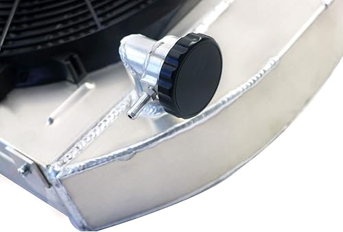 Miniatura 5 de Ventilador de aluminio de 3 filas para radiador compatible con T-Bucket con configuración Chevy 1917 1927