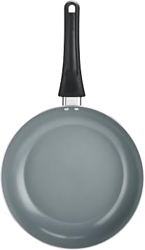 GoodCook Everyday Fry Pan Ceramic Nonstick Aluminum Construction for Even Heating Non-Toxic PTFE & PFOA Free, 10-Inch, Black
