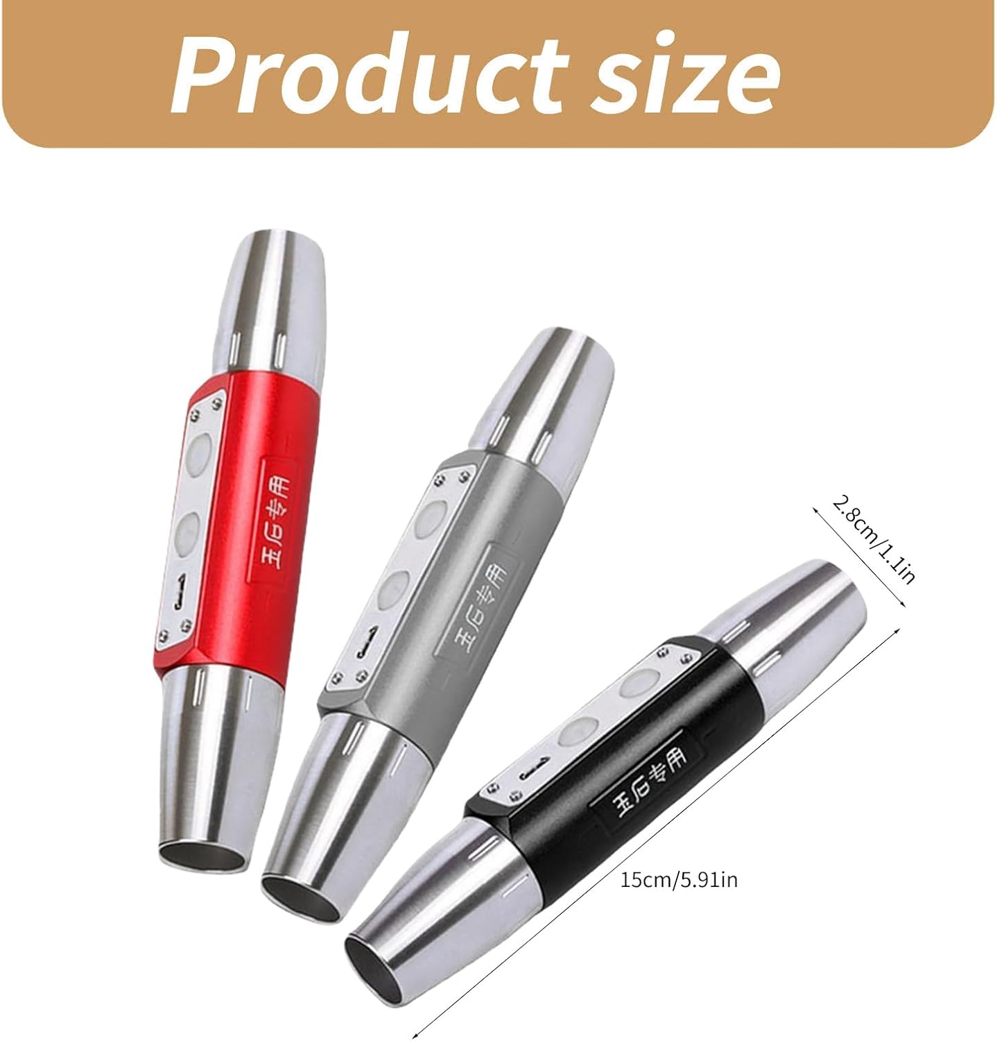 Stone Identifying Flashlight Rechargeable Stone Lamp Stone Detector Jewelry Appraisal Tool Professional Stone Tester