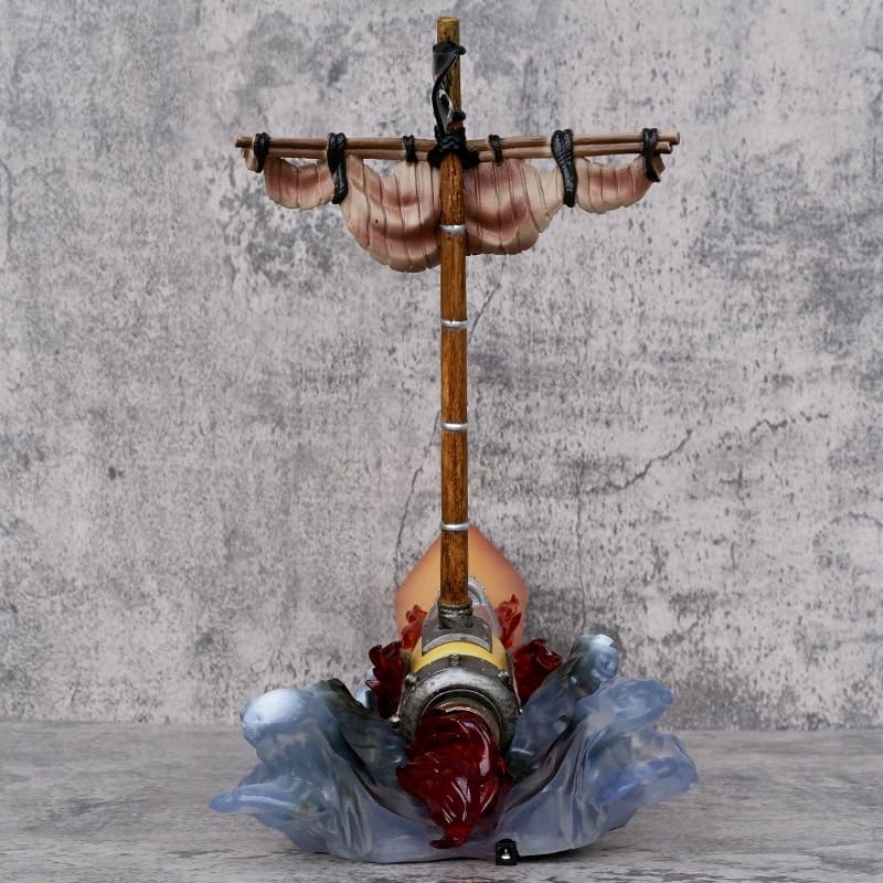 37cm ワンピースファイヤーパワーシップスタチュー-ファイヤーフィスト