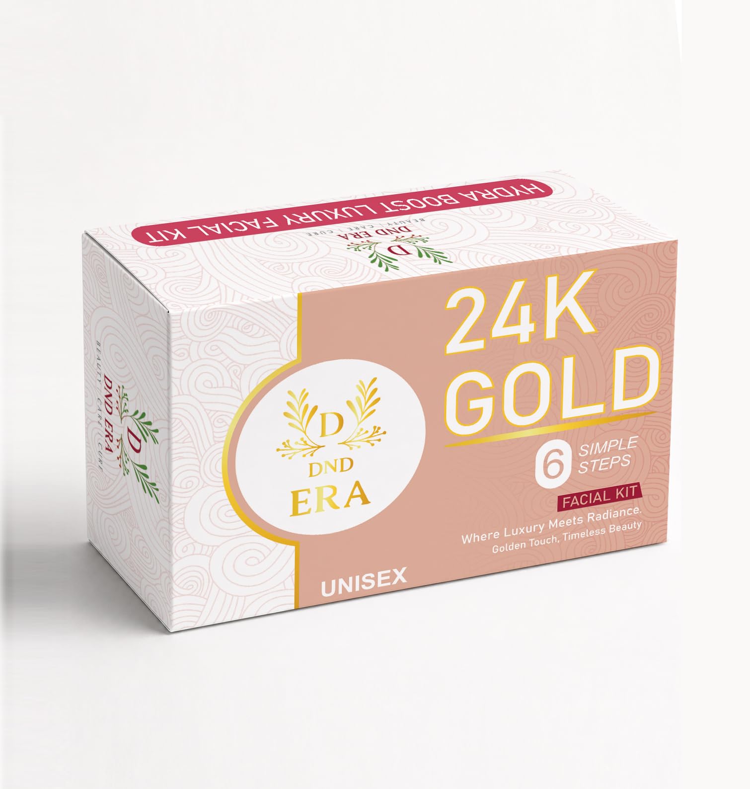 DND ERA® 24K Gold Facial Kit Single Pack | Professional Salon Glow Treatment at Home | Brightening Deep Cleansing Face Kit for Men & Women