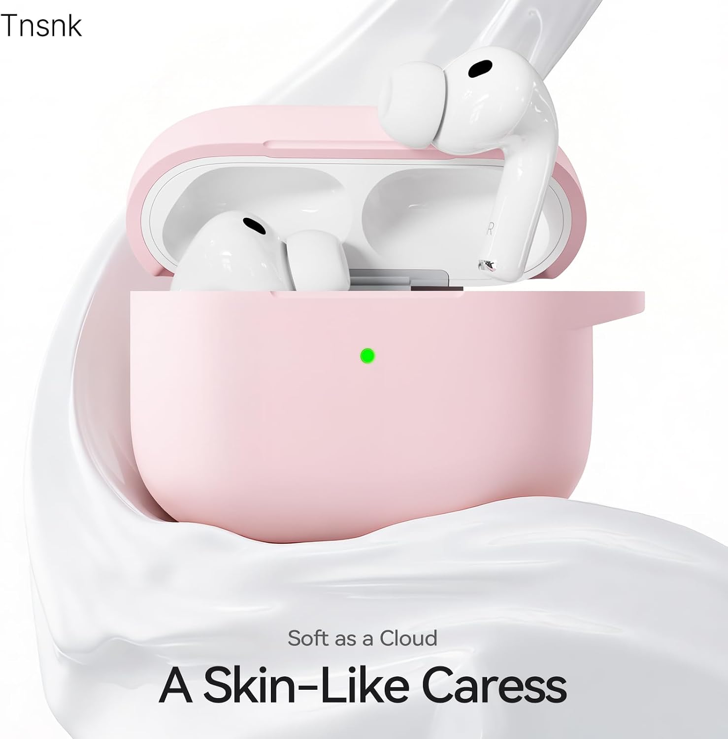 for AirPods Pro 3 Case 2025, Cute Soft Silicone Case | for Apple Airpods Pro 3rd Generation Cover Pink with Cleaner & Keychain for Women Girly,Dustproof,Shockproof,Full-Coverage