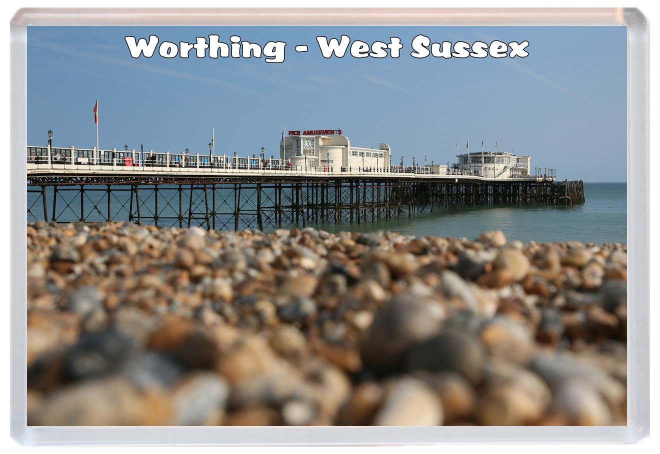Baked Bean Store Worthing - West Sussex - Jumbo Fridge Magnet Bbsm645