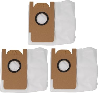Vacuum Cleaner Dust Bags Kit Compatible with for Imou L11 and L11 Pro Robot, 3-Pack Replacement Accessories for Efficient Filtration and Reliable Cleaning Performance