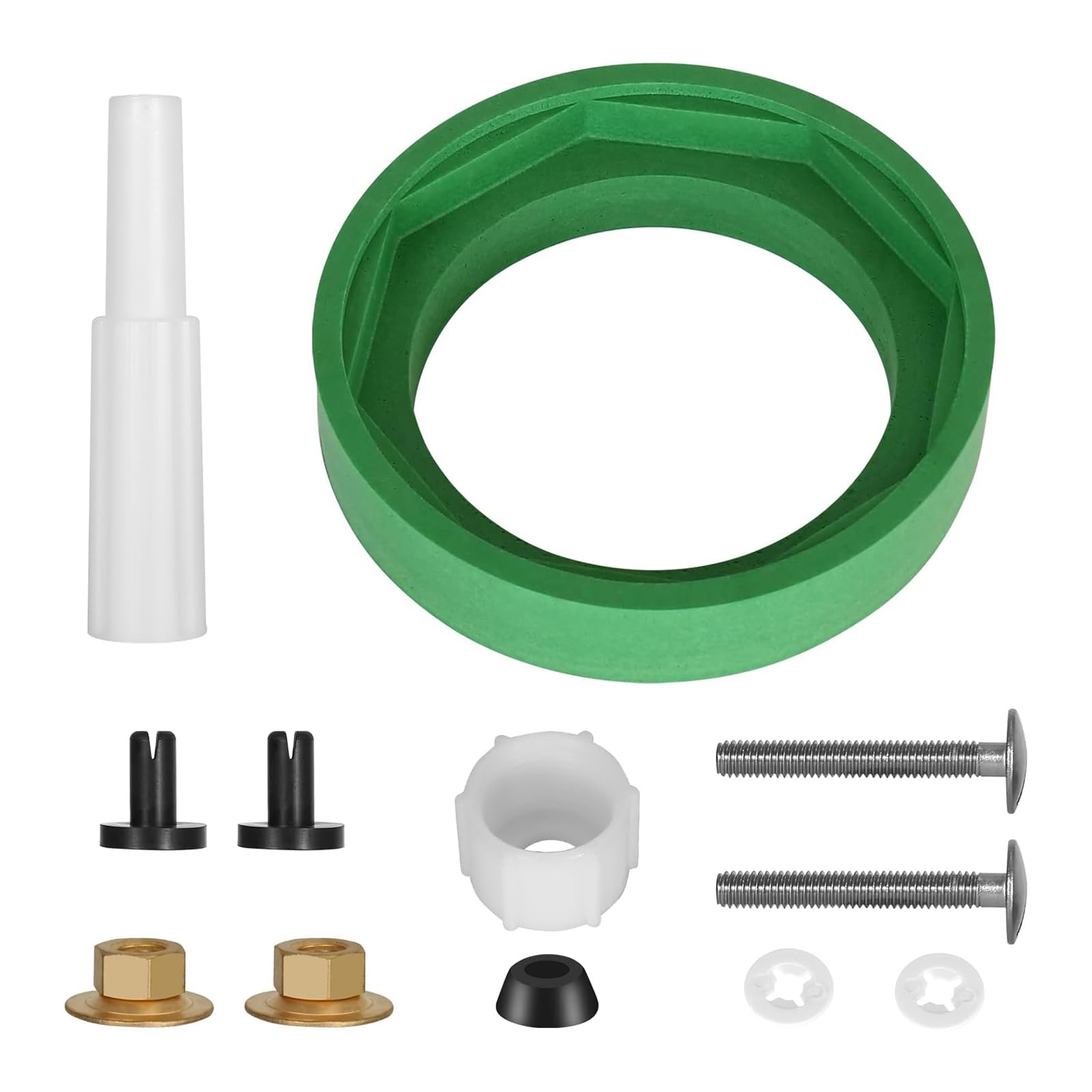 Kaeltsyn Multicolor 3Inch Leakproof Gasket Toilet Tanks To Bowl Coupling Set Angles Seal Washer Easy Installation Angles Seal Washer
