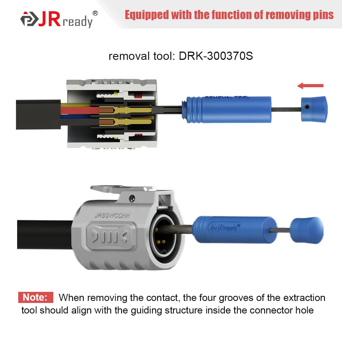 JRready JRSSWCONN CP20 3 Pin Industrial Waterproof Connector 3 Sets, IP68 Waterproof Connector with Flange Panel Mount, 14-18AWG Terminals with Pin Removal Tool(Assembly Style:Solder)