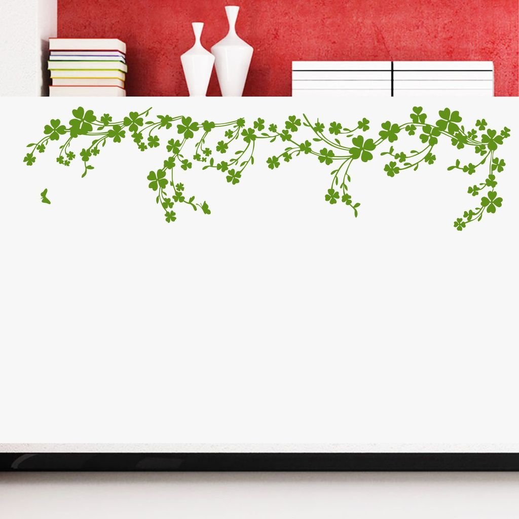 Wall Sticker (Green levs,Wall Covering Area 121 cm x 31 cm) (B06XTMJ1LC) Amazon Price History, Amazon Price Tracker