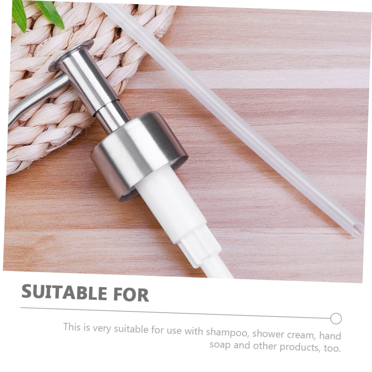 Cabilock 9pezzi Pompa Dispenser Per Bottiglie Di Sapone Da Acciaio Inossidabile Per Bagno e Cucina Facile Da Installare Compatibile Con Flaconi Per Shampoo
