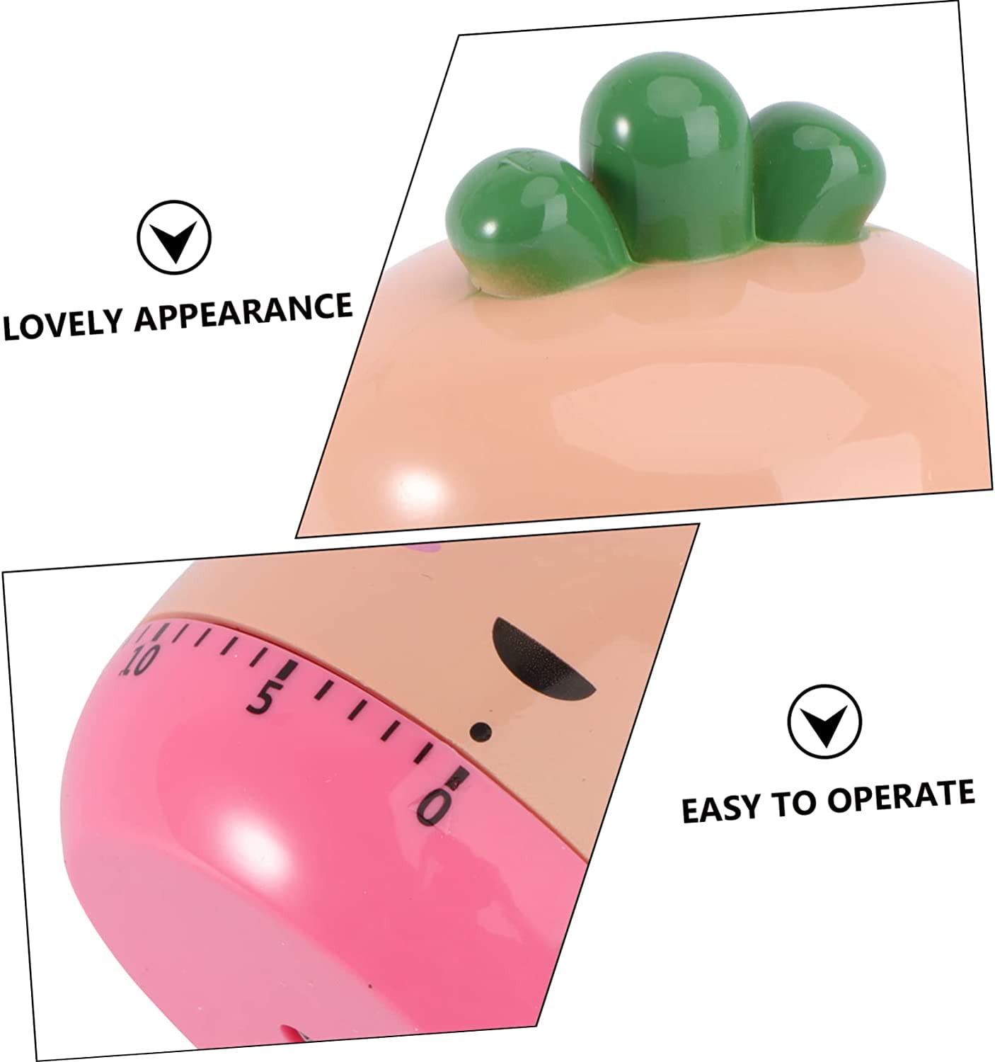 Küche Timer,Pomodoro Timer, 2 Stück Mechanischer Timer Eieruhr for Kinder Wecker for Kinder Küche Eieruhr Zeiterinnerung Werkzeug Eiererinnerung Küchenzeiterinnerung Kochtimer Mehrzweck-Timer Ofen