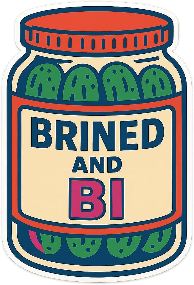 Pickle Jar 90s Grocery Label Sticker (2.25" x 3.25")