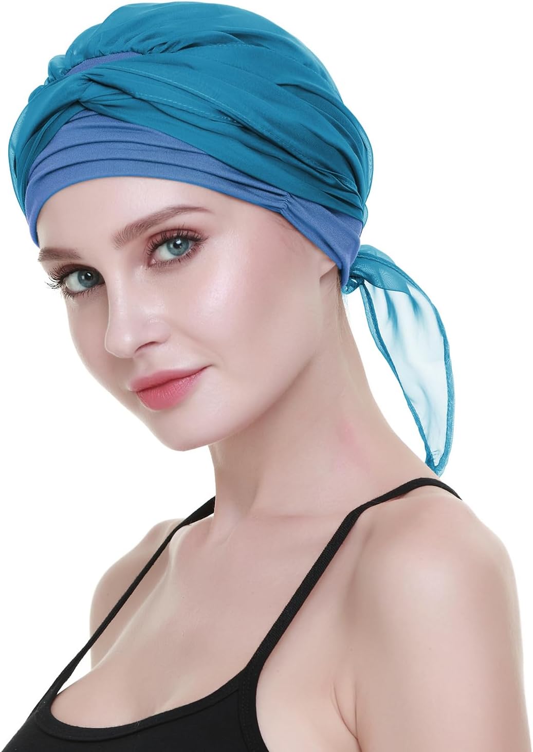 Chemo Headwear Turbans for Women Long Hair Head Scarf Headwraps Cancer Hats - Image 3