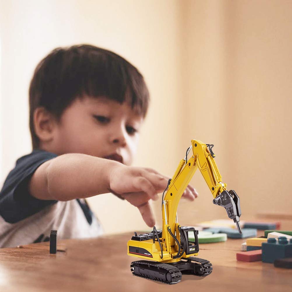 RC Escavatore, Escavatore in Lega 1/50, Modello di Ingegneria Costruzione di Auto, Veicolo Telecomando
